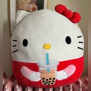 Hello Kitty Huge 20" Squishmallows Boba Tea